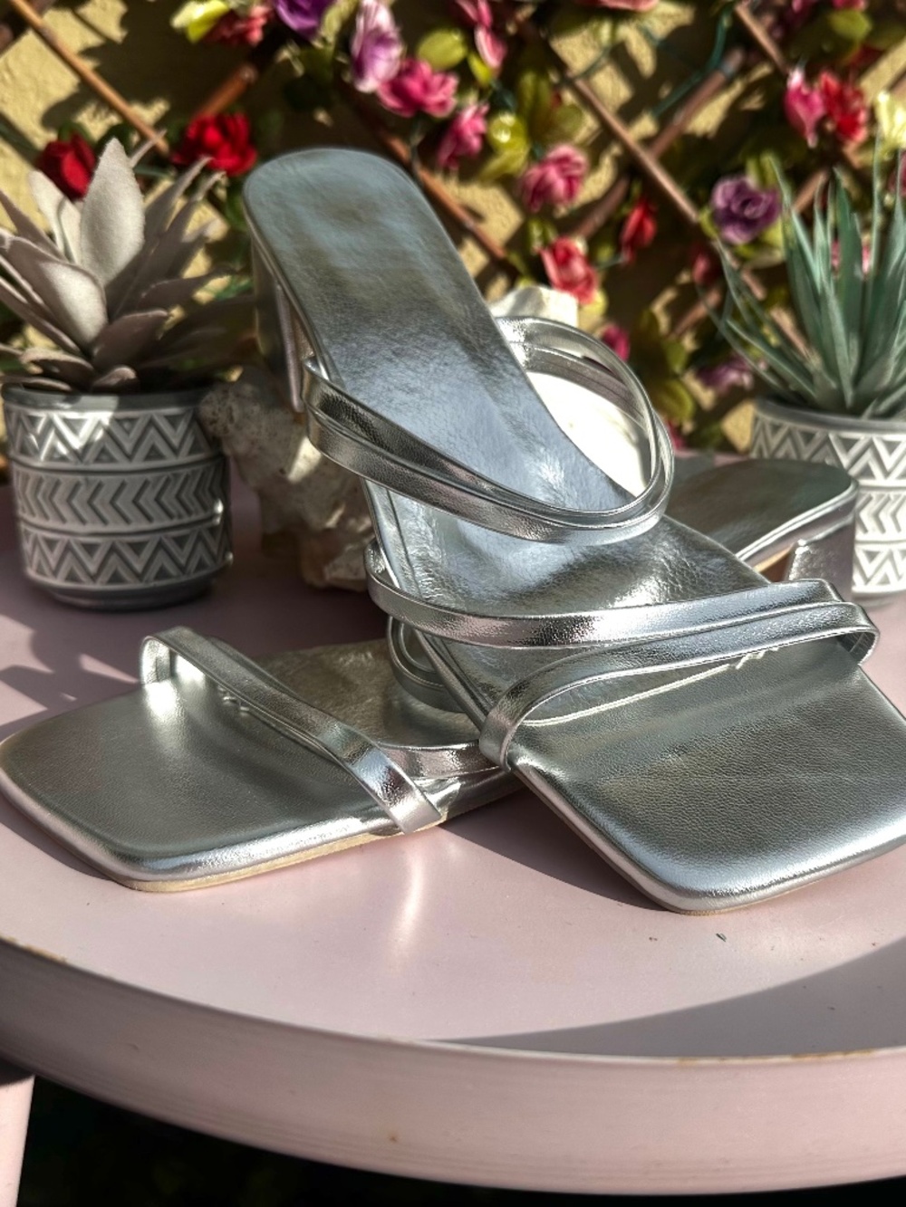 Silver Sandals